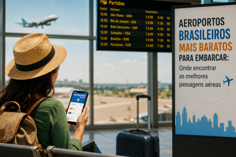 Aeroportos Brasileiros Mais Baratos para Embarcar Onde Encontrar as Melhores Passagens Aéreas